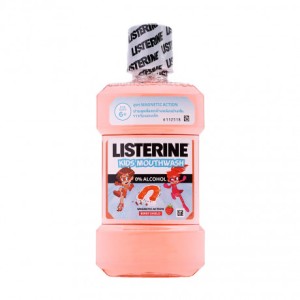 Nước súc miệng cho trẻ em Listerine Kids Mouthwash hương berry (250ml)